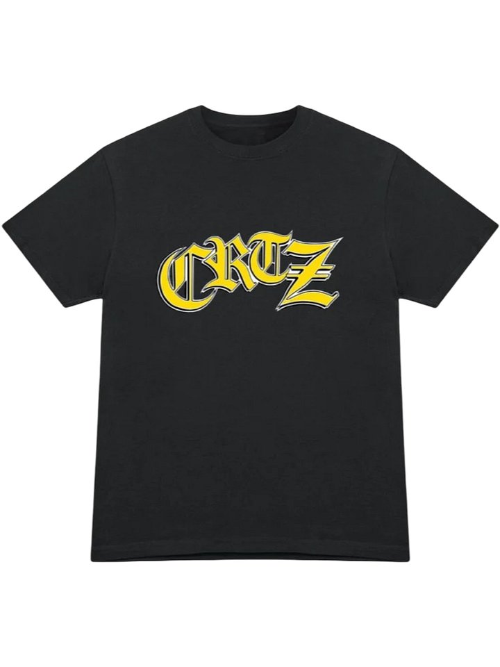 Corteiz Old English T-Shirt – Black product image (1)