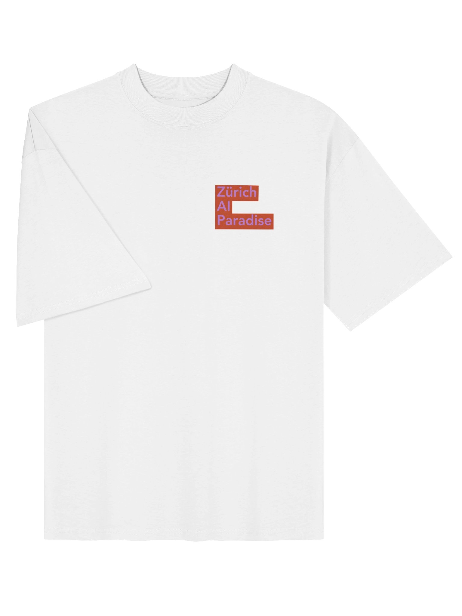 T-shirt Oversized Zurich AI Paradise Red/Pink product image (5)