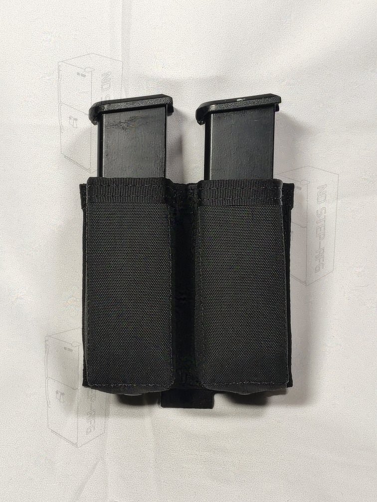 *Made to order* Double Pistol Pouch, Black product image (3)