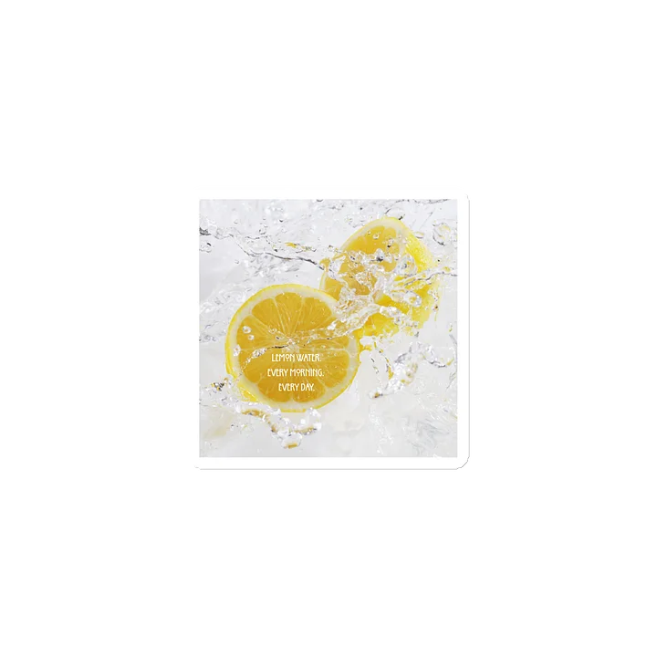 Lemon Water- Every morning. Every day- Magnet product image (1)