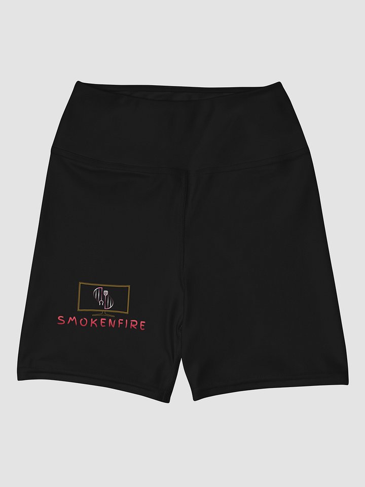 [smokenfiretv] All-Over Print Yoga Shorts product image (1)