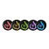 WILLOWISP Button Pins (Sleek Collection)