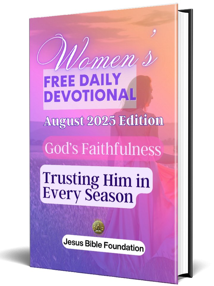 Women’s Free Daily Devotional August 2025 Edition: God’s Faithfulness: Trusting Him in Every Season product image (1)