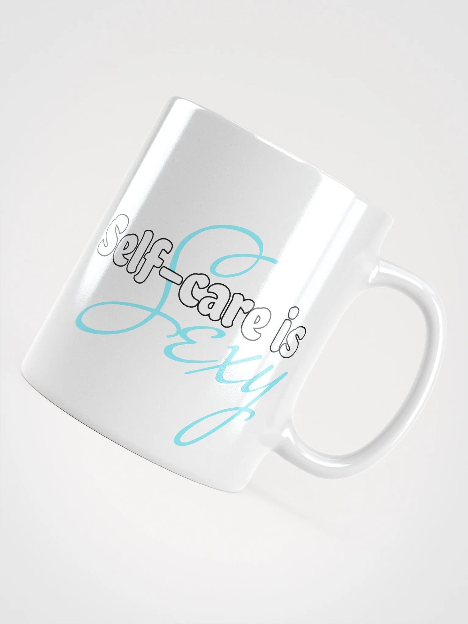 Self-care is sexy - Tall blue mug product image (7)