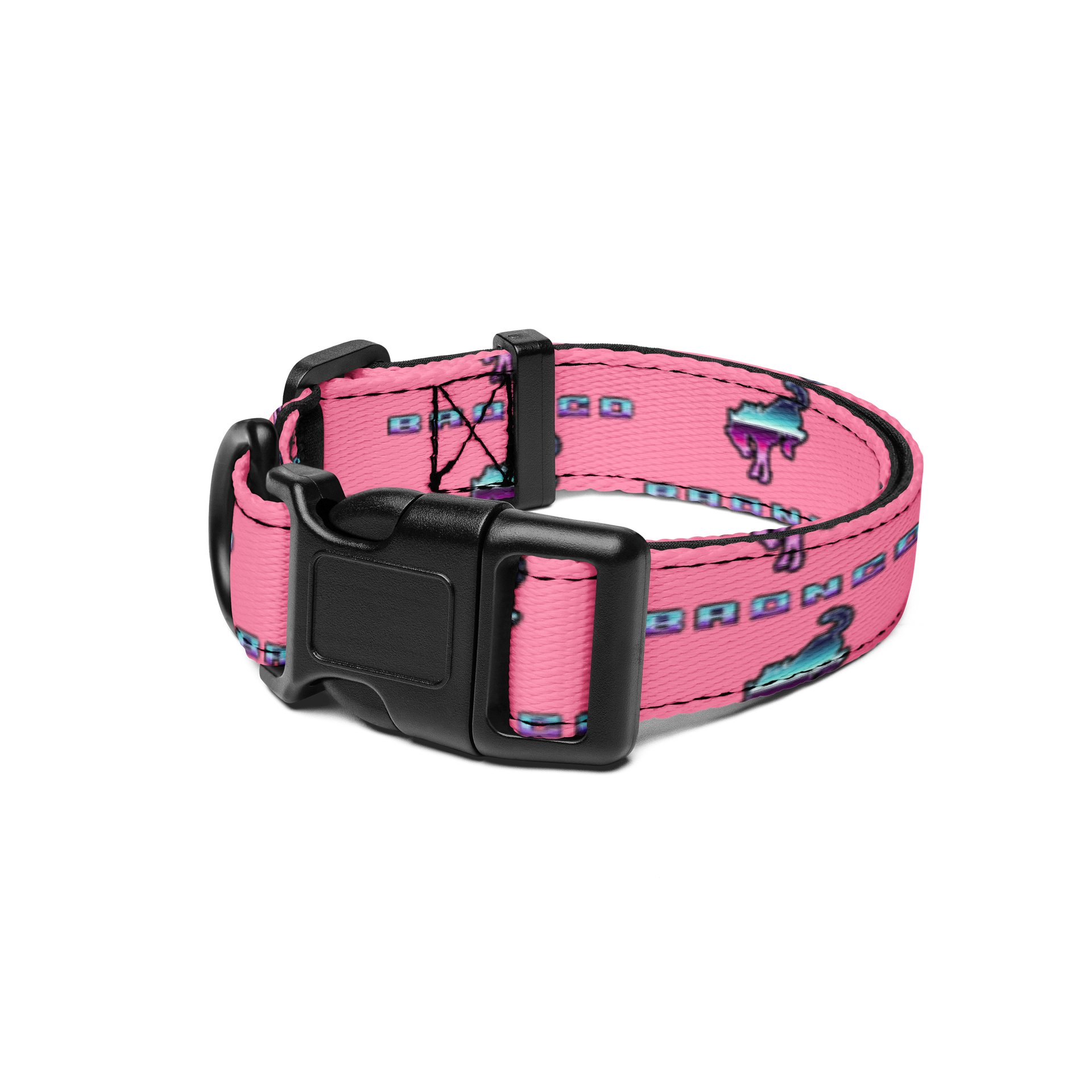 2026 Bronco Beach Bash OBX / Destination Bigfoot Bronco Collab Dog Collar Tickle Me Pink (Multiple Sizes Available) product image (2)