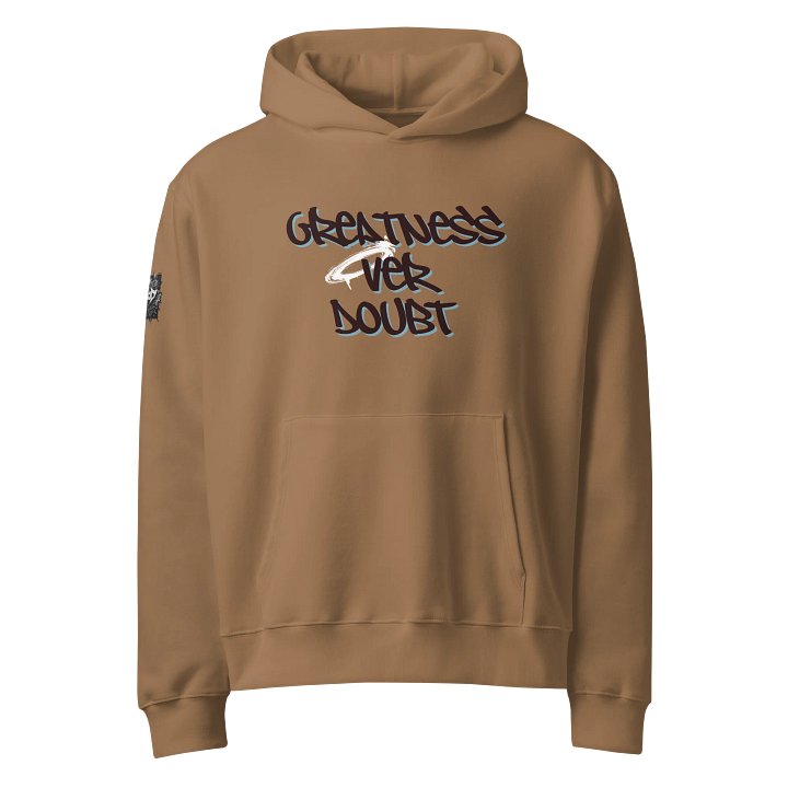 Rising Sons™ Greatness Over Doubt Oversized Premium Hoodie product image (2)