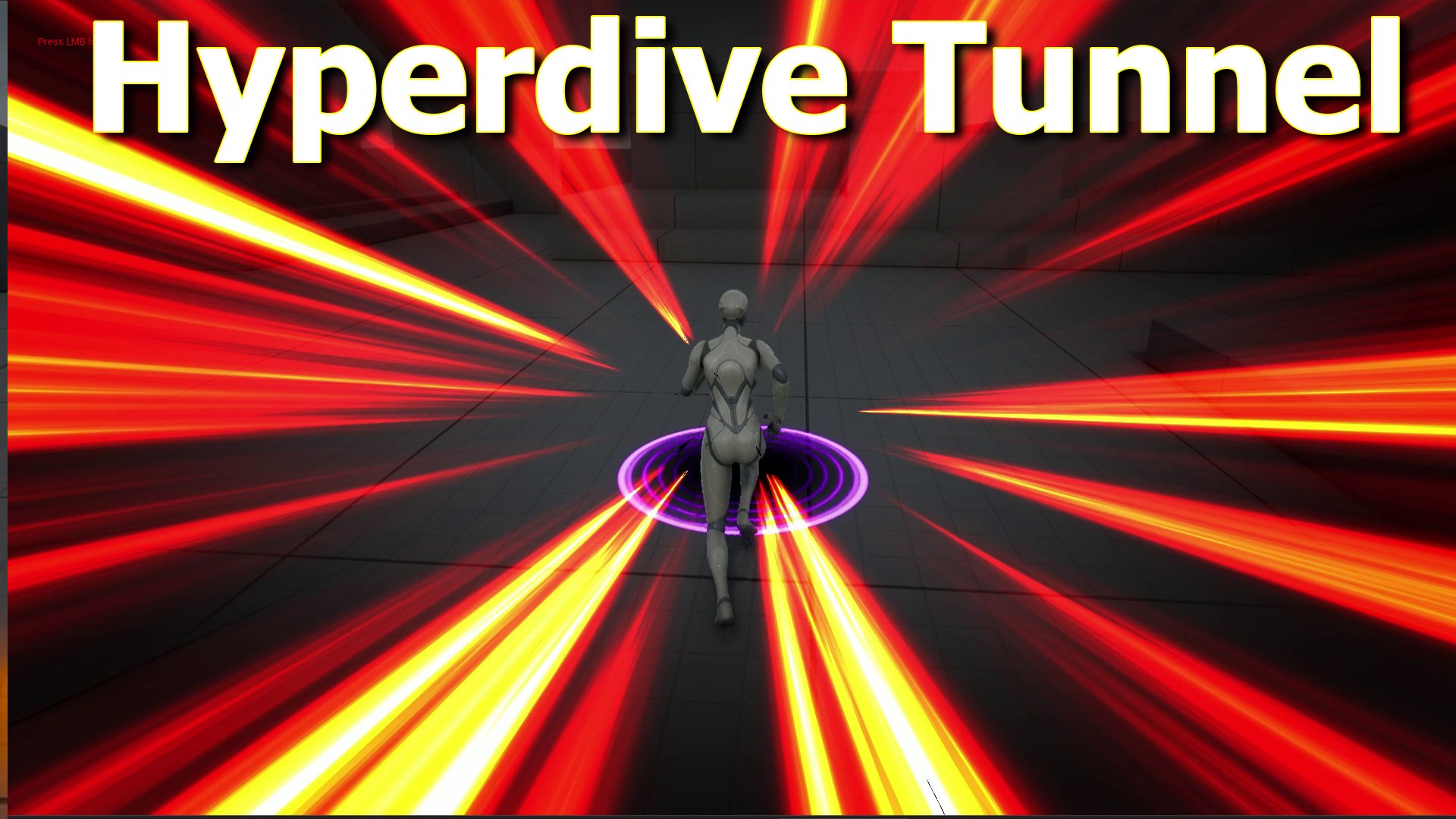 Hyperdive Tunnel in Unreal Engine 5 Niagara product image (1)