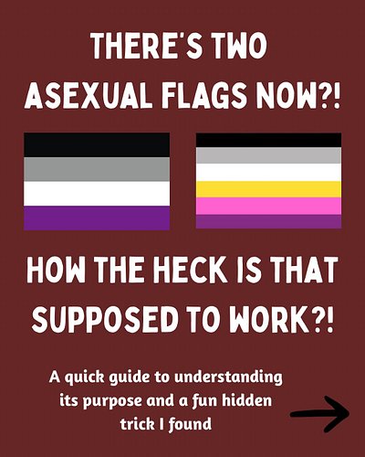 There is a lot of misinformation going around about the updated asexual flag project - specifically regarding the overall int...