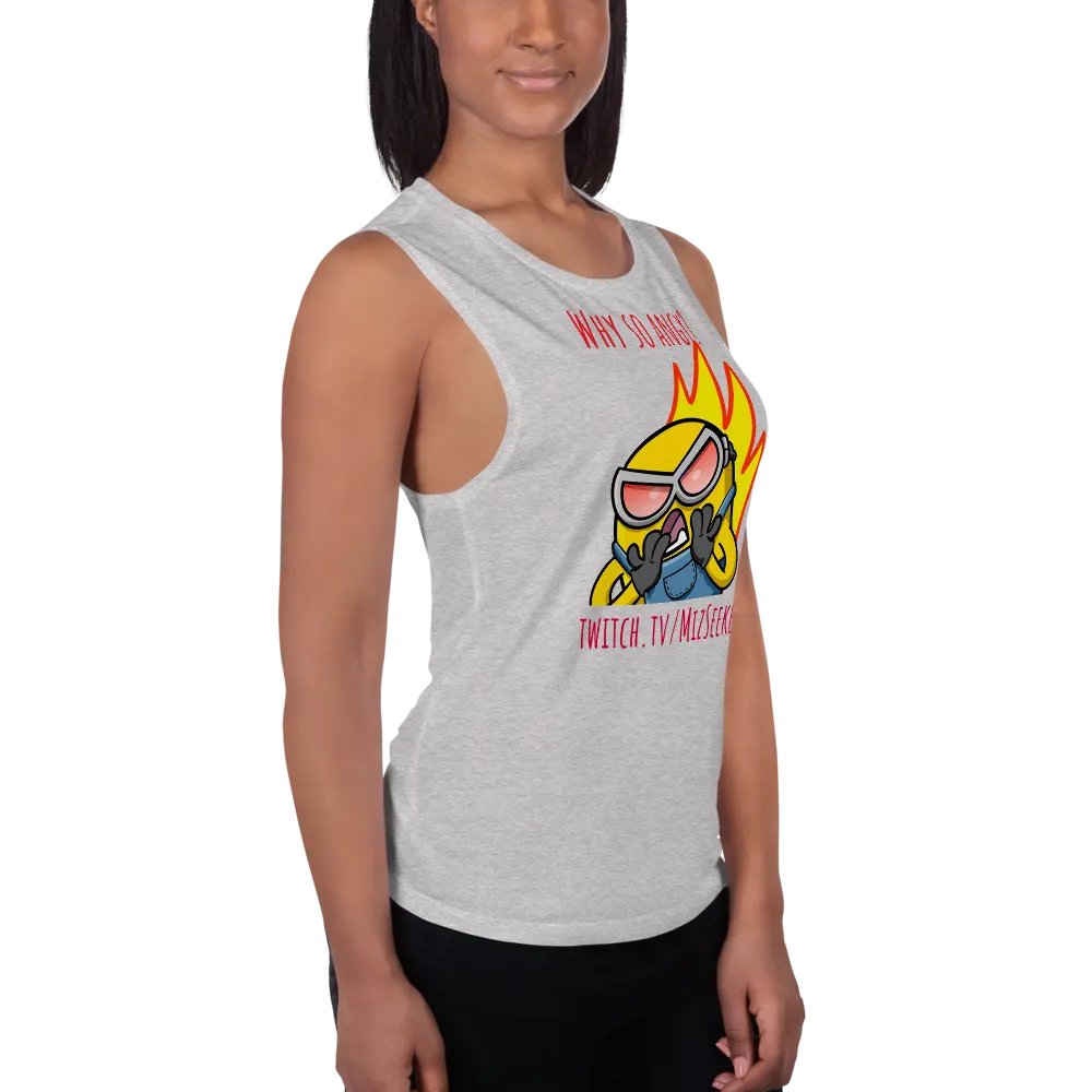 Women's Why so Angy Muscle Tank product image (4)
