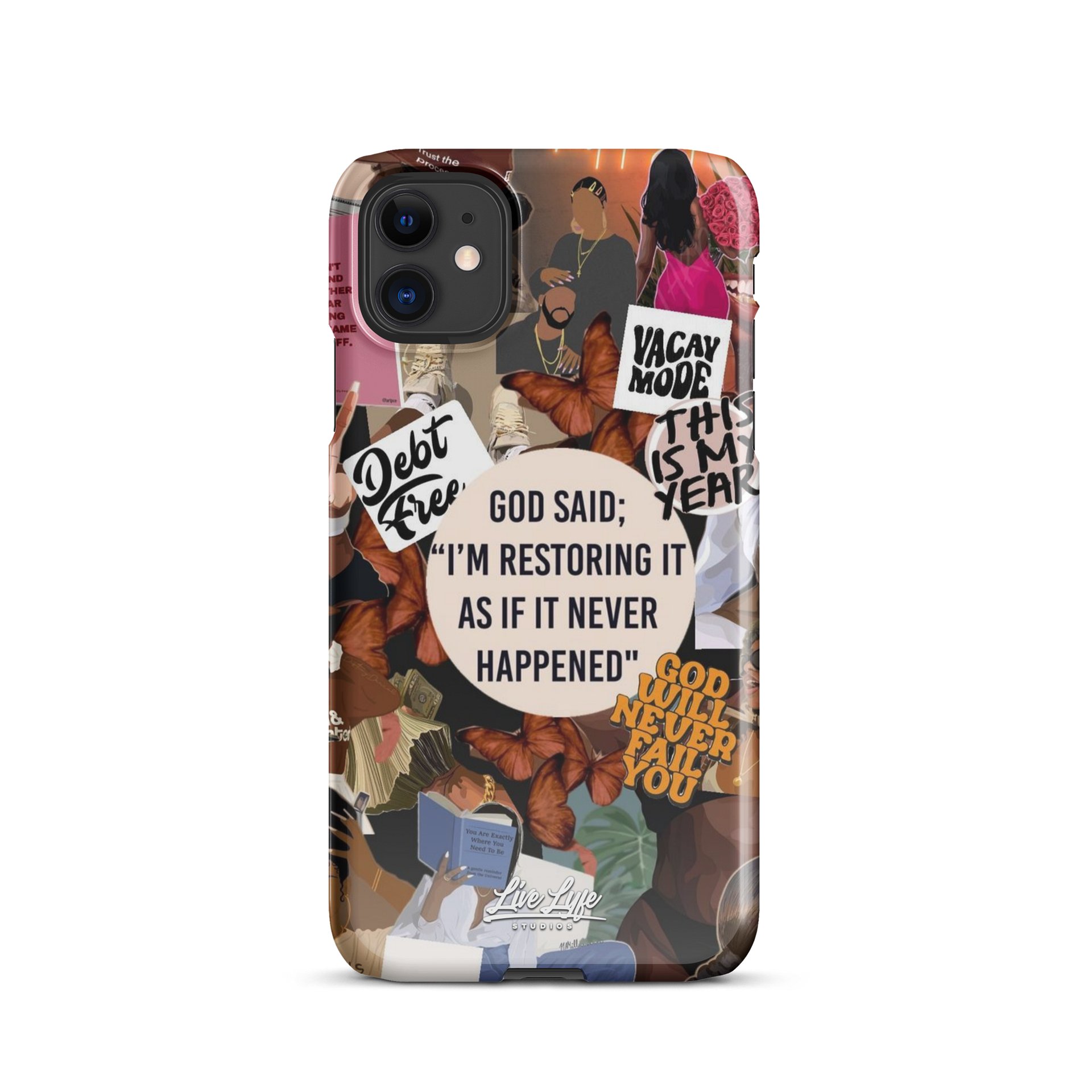God’s Timing Snap Case for iPhone product image (2)