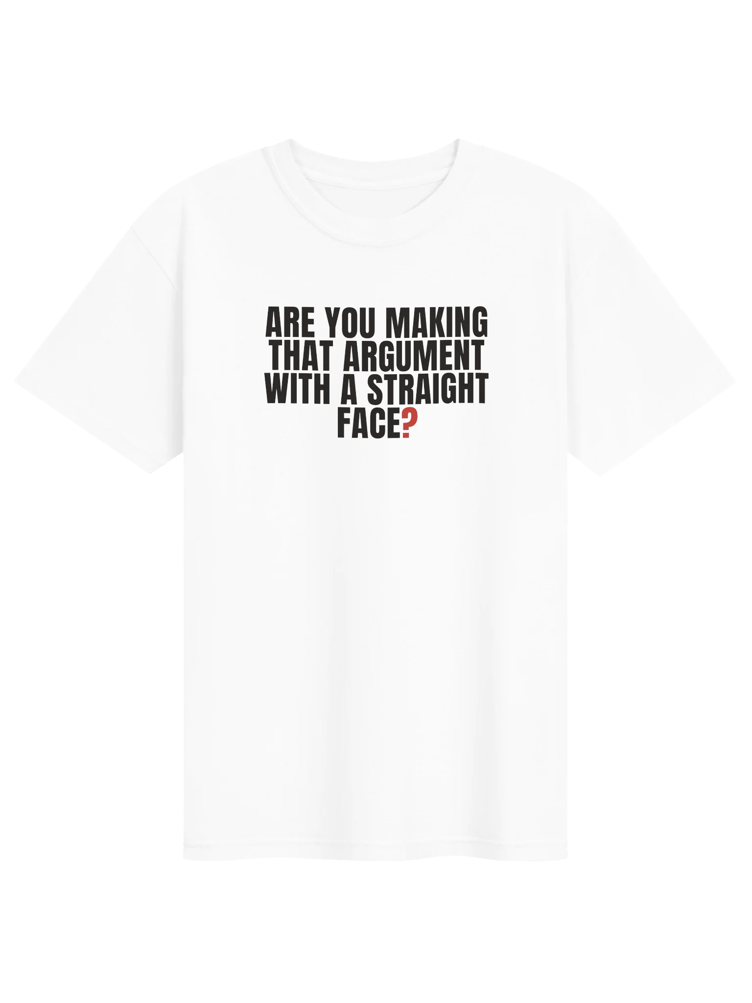 Straight Face? – Tee (Light) product image (41)