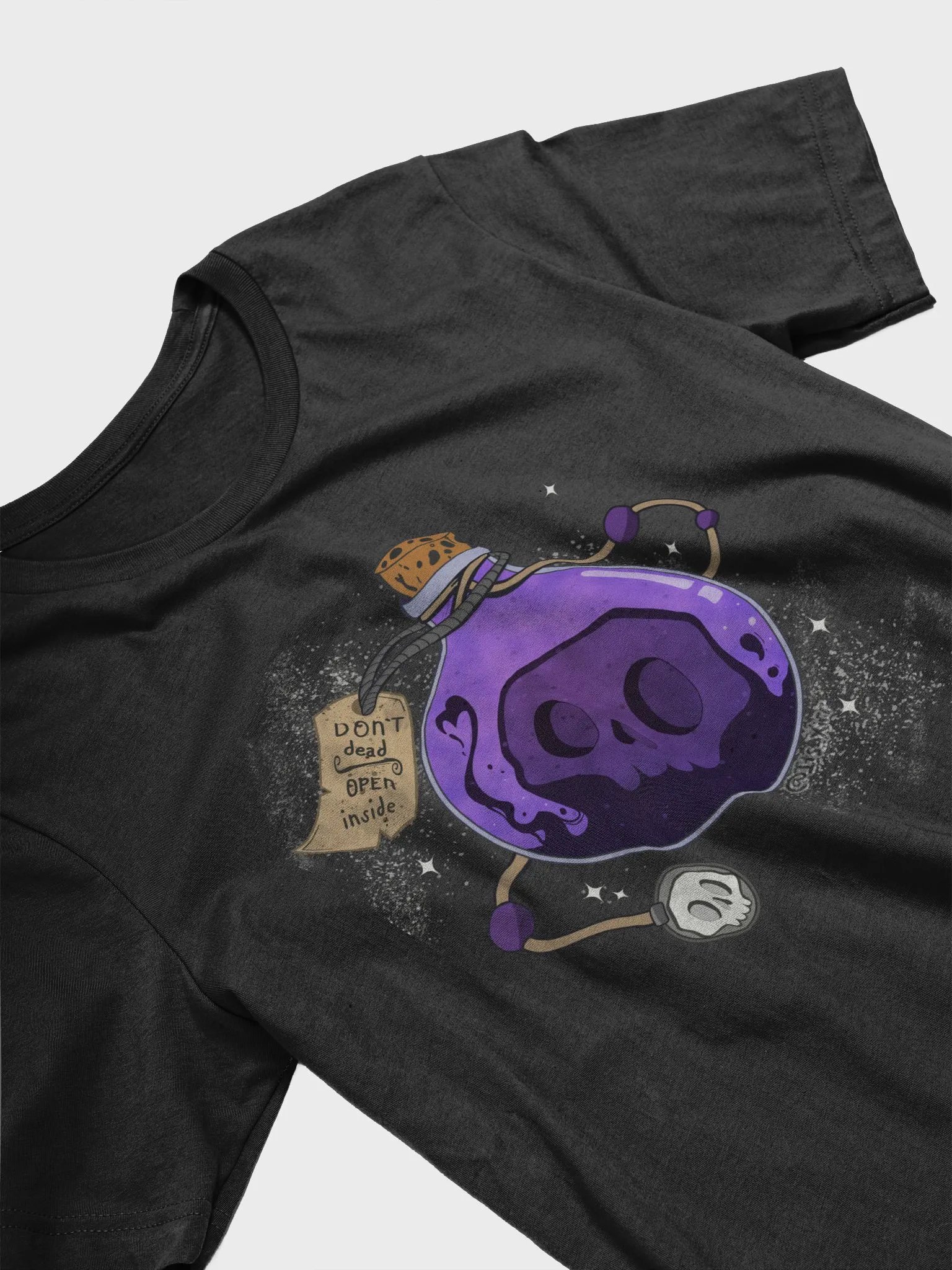 Dont Dead Open Inside Skull Vial T-Shirt product image (3)