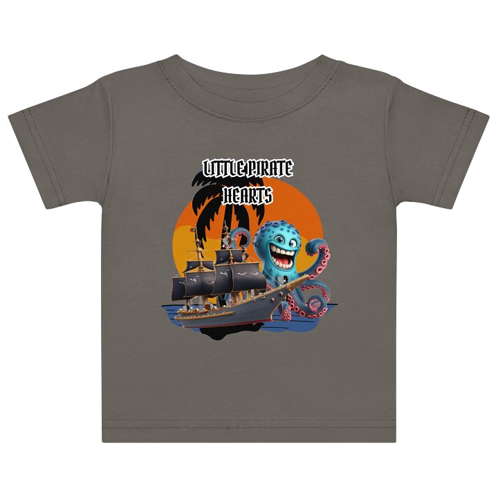 Little Pirate Hearts Baby Jersey T-Shirt product image (3)