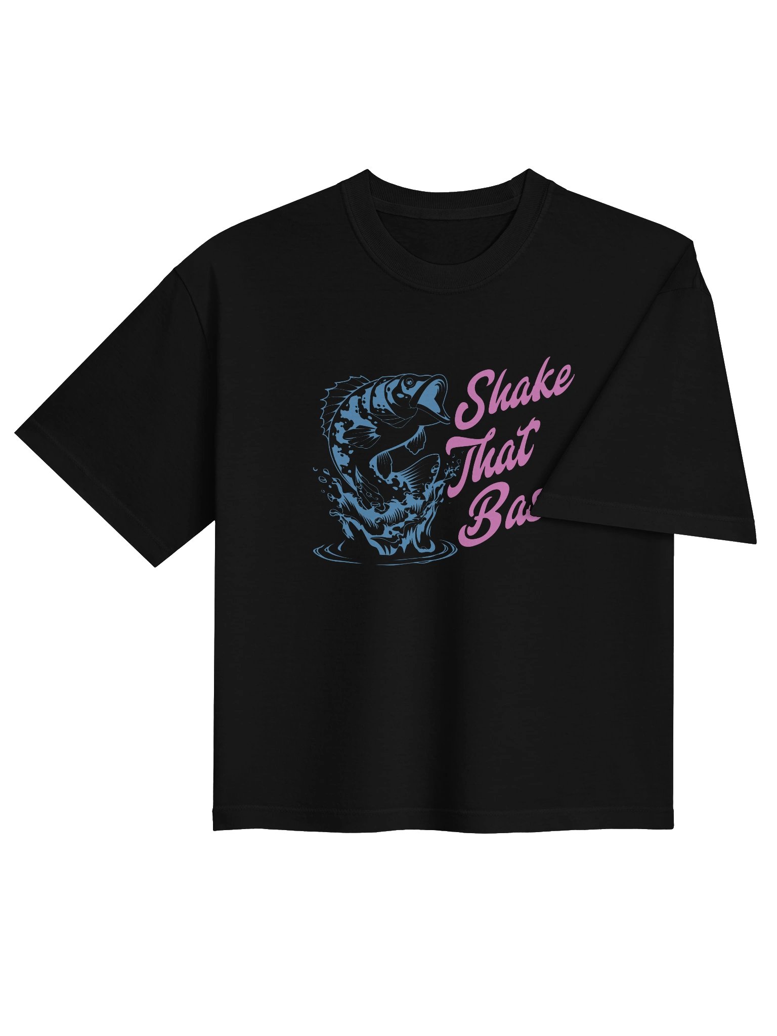Shake That Bass — Blue Fish Graphic Women's Boxy Tee product image (16)