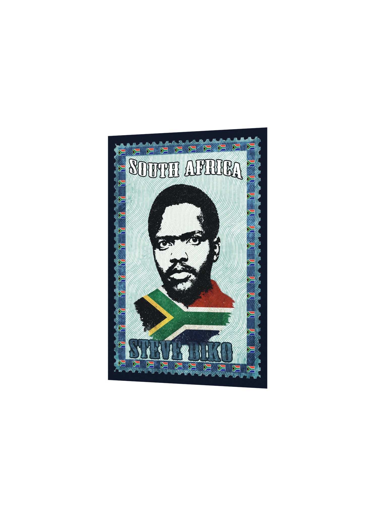 Steve Biko Vintage Postage Stamp Poster — South Africa Black Consciousness Movement Wall Art product image (4)