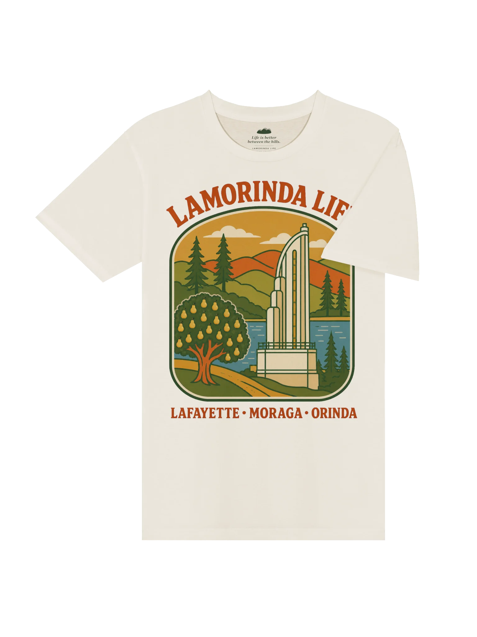Lamorinda Life Three Towns Graphic T-Shirt product image (5)