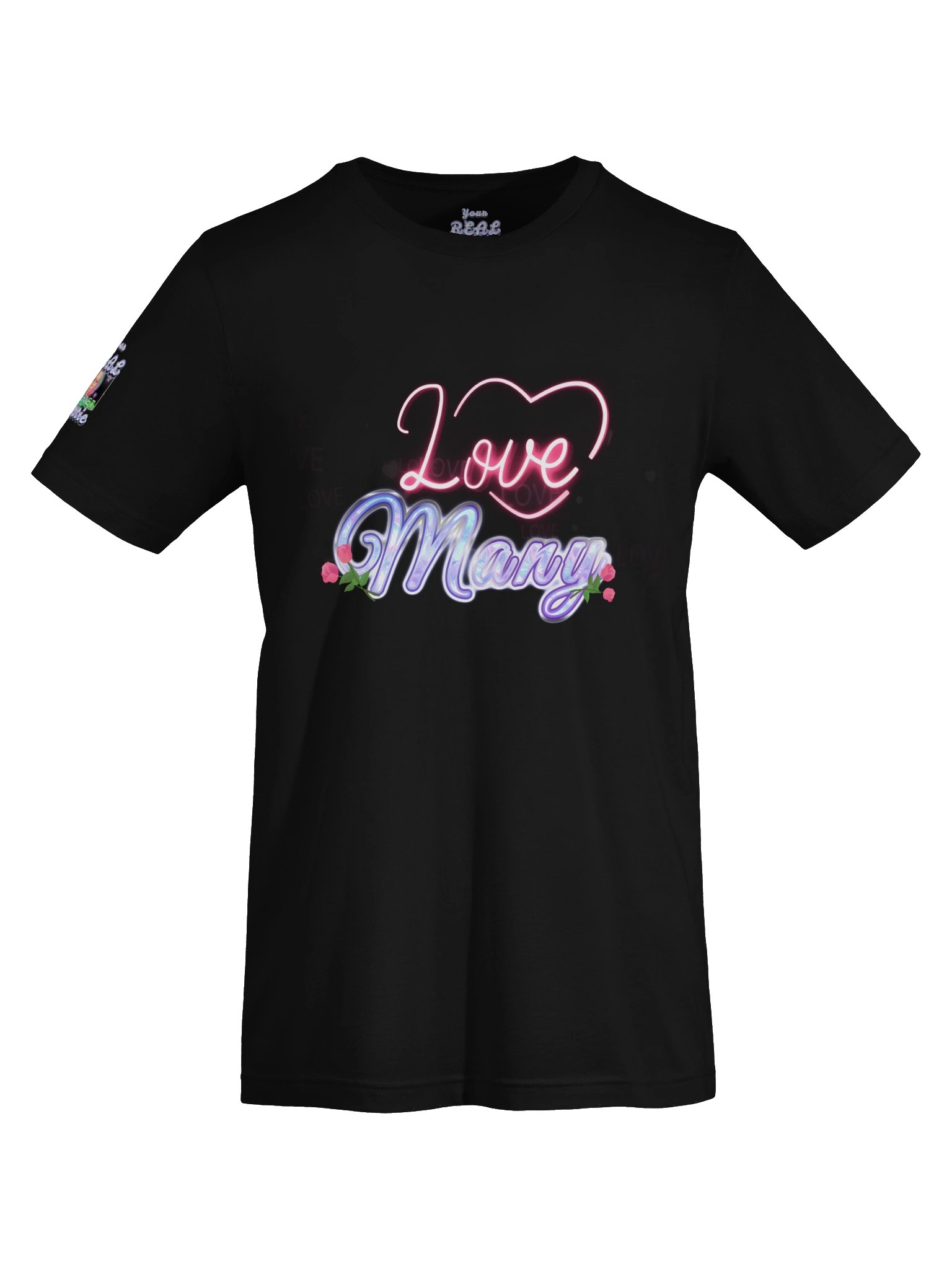 Neon Love Many Trust Few Graphic Tee product image (5)