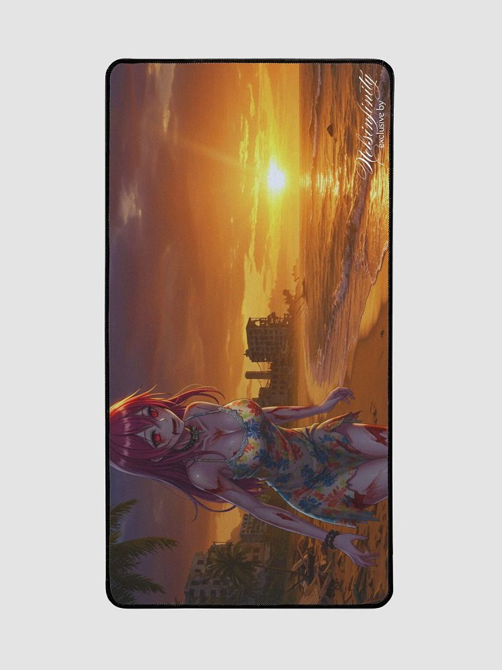 V3 Zombie Anime Beach Babe Desk Mat product image (2)