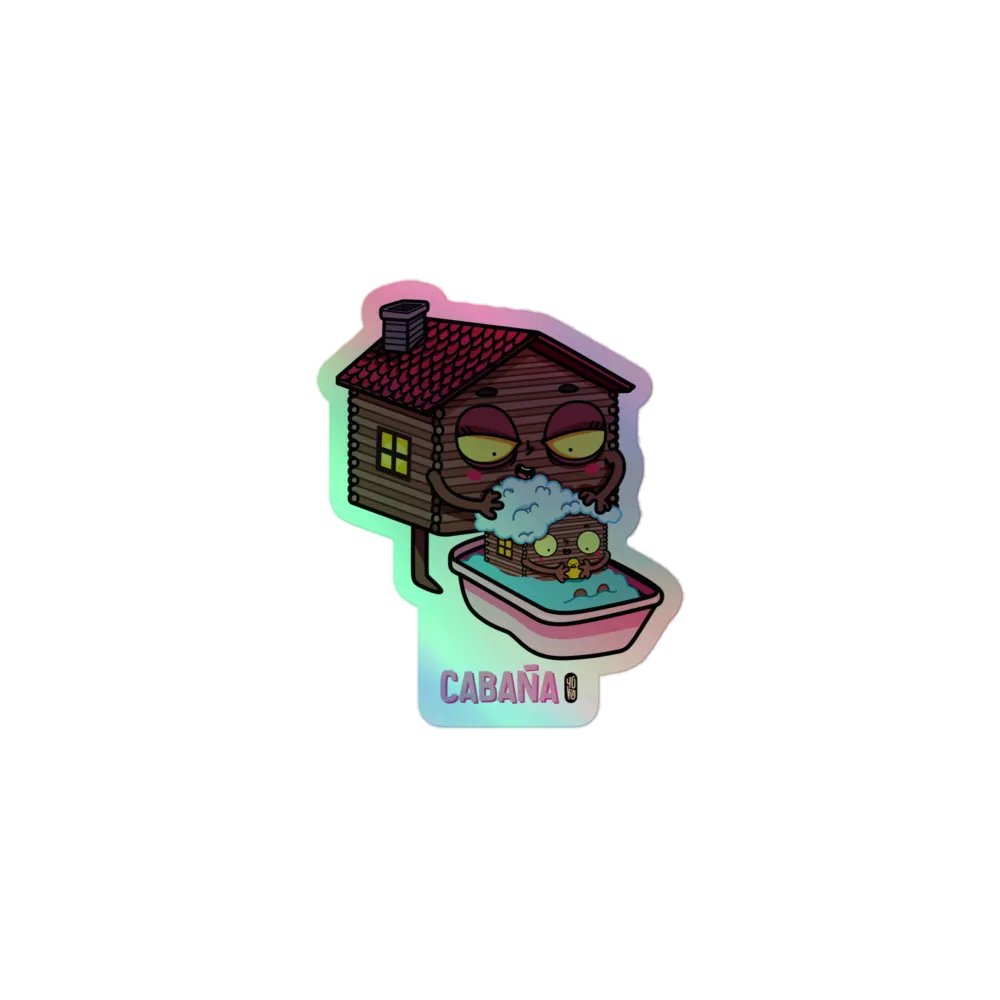 Cabaña - Sticker (Holographic Kiss Cut) product image (1)