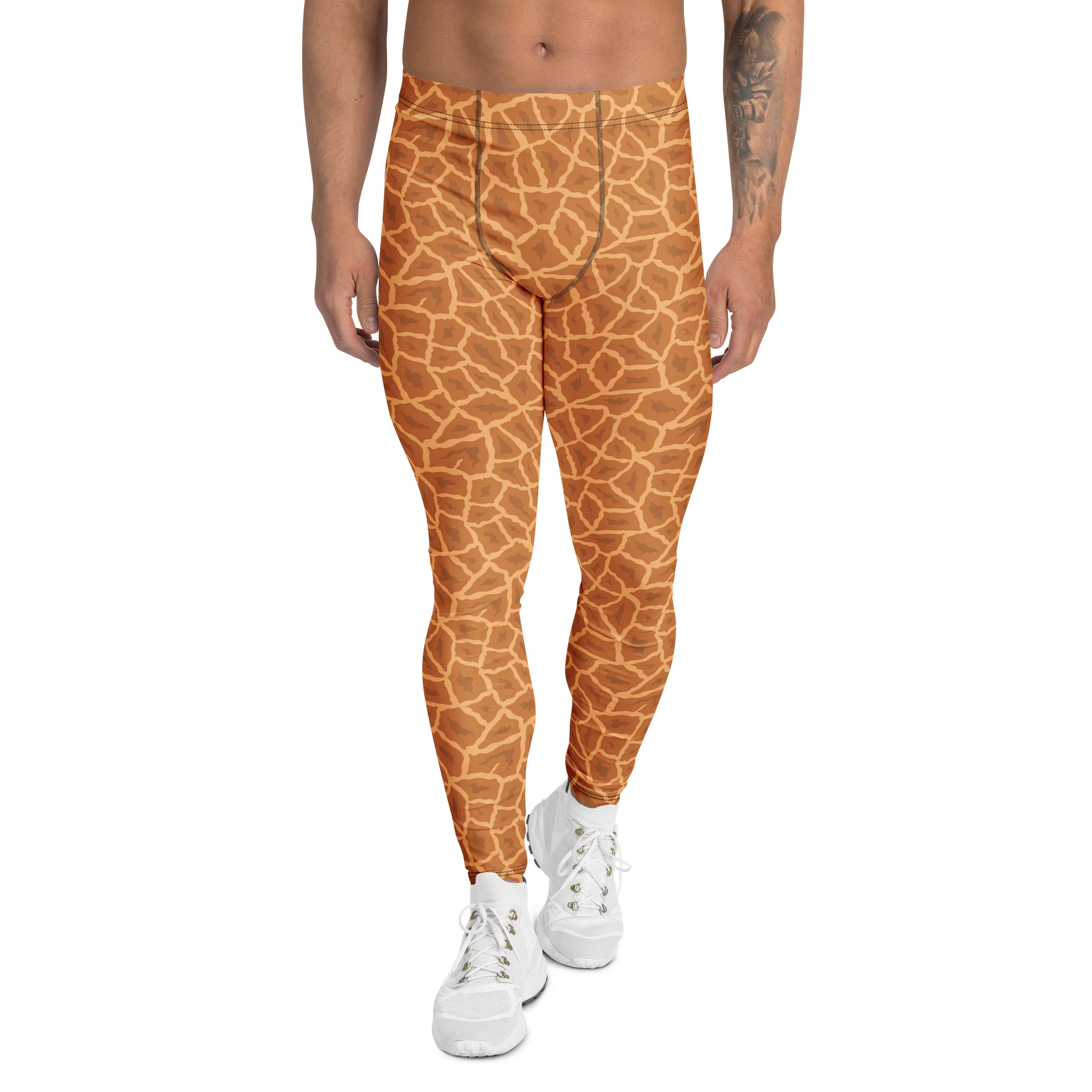 Comfortable Men's Leggings with Bold Animal Print product image (1)