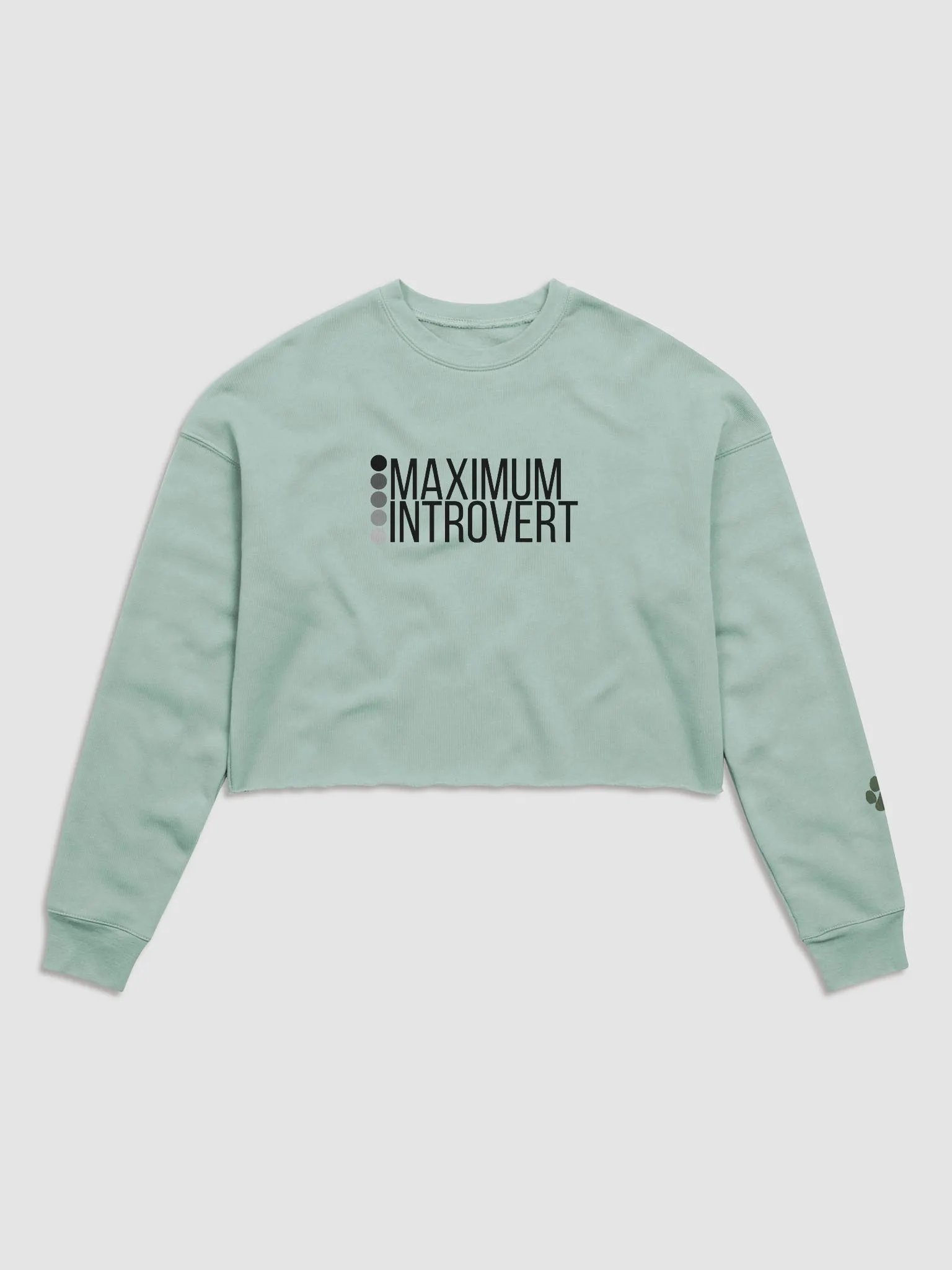 Maximum Introvert Long Sleeve Crop product image (2)