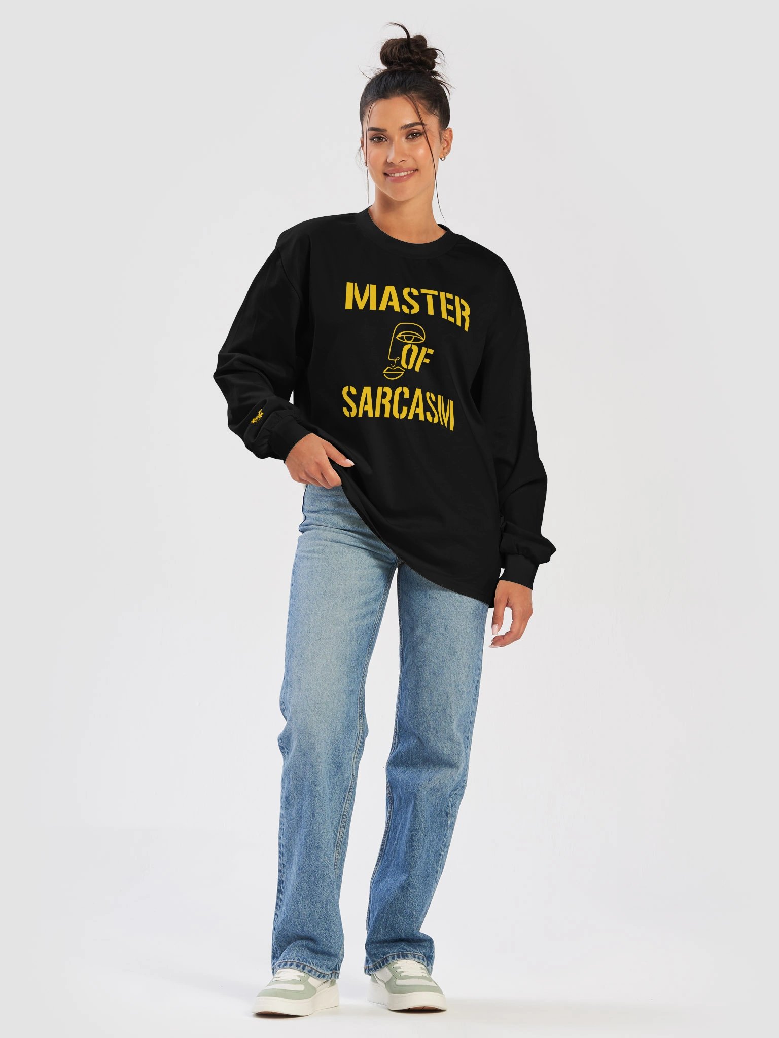 Master Of Sarcasm | AS Colour Unisex Premium Heavyweight Long Sleeve Shirt product image (5)
