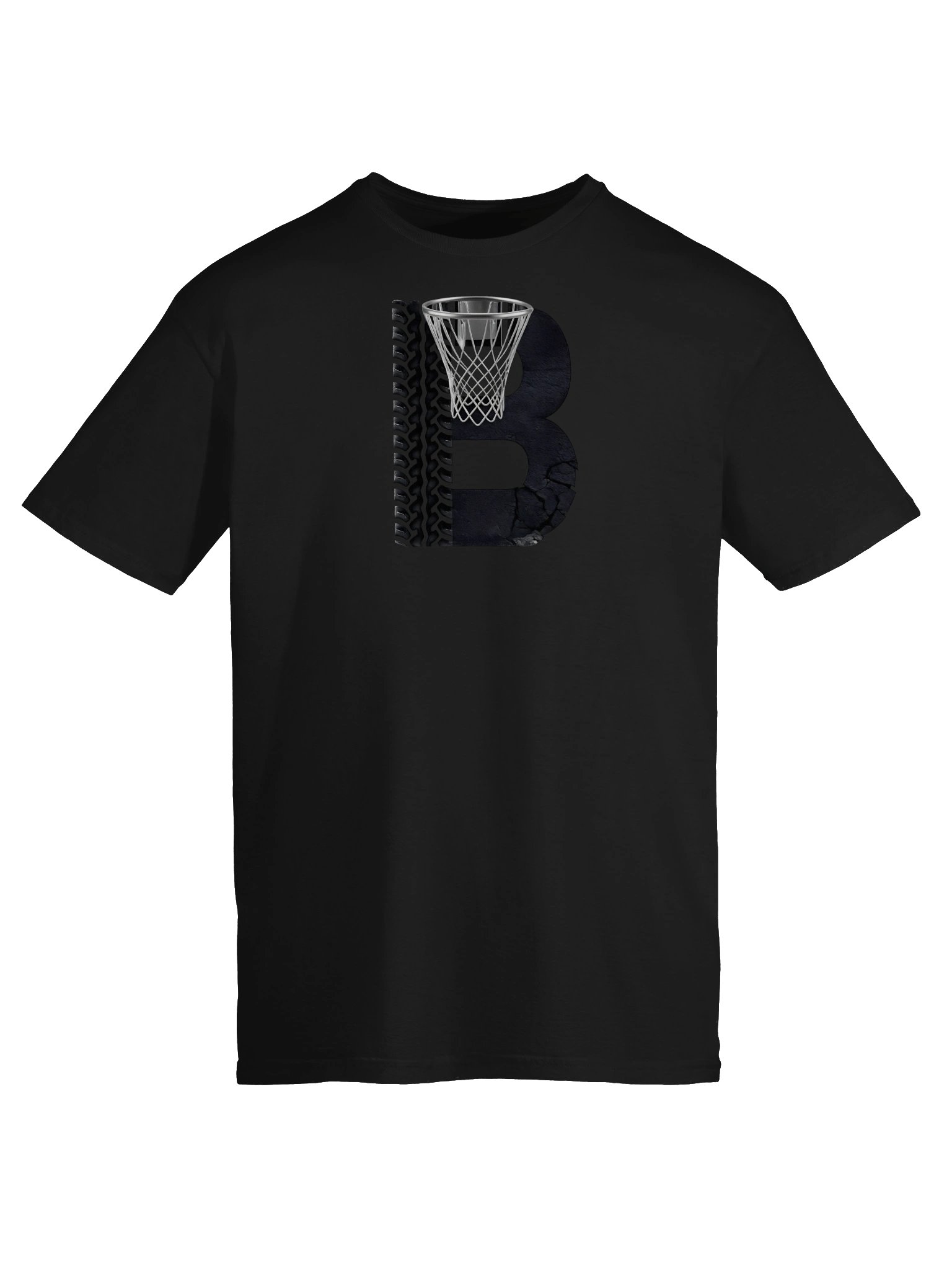 Cracked B Basketball Hoop Tee product image (5)