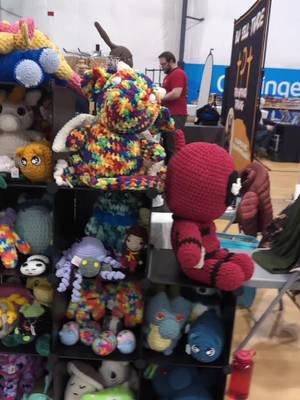 Ready to go at Happy Valley Comic Con! I hope everyone has a wonderful weekend. #smallbusiness #comiccon #amigurumi #nerd #pokemon 