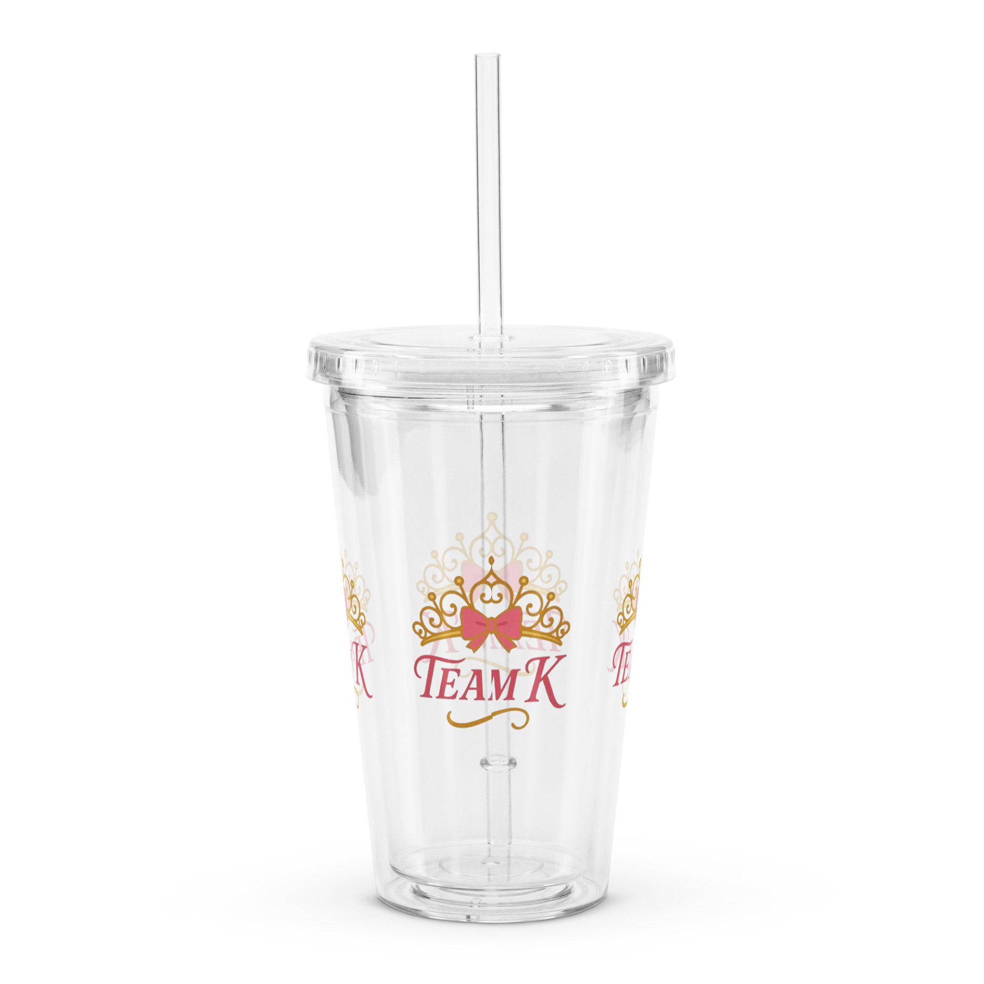 Team K (V-1) Clear Plastic Tumbler product image (2)