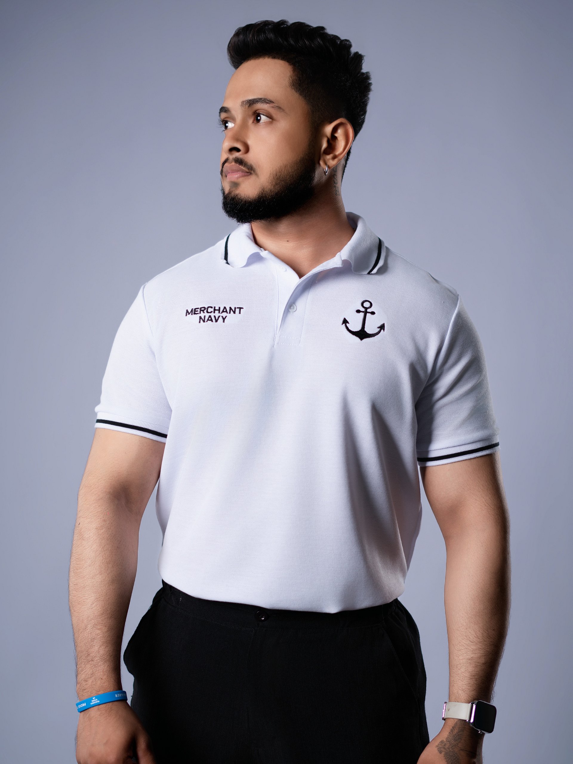 White Color T shirt product image (3)