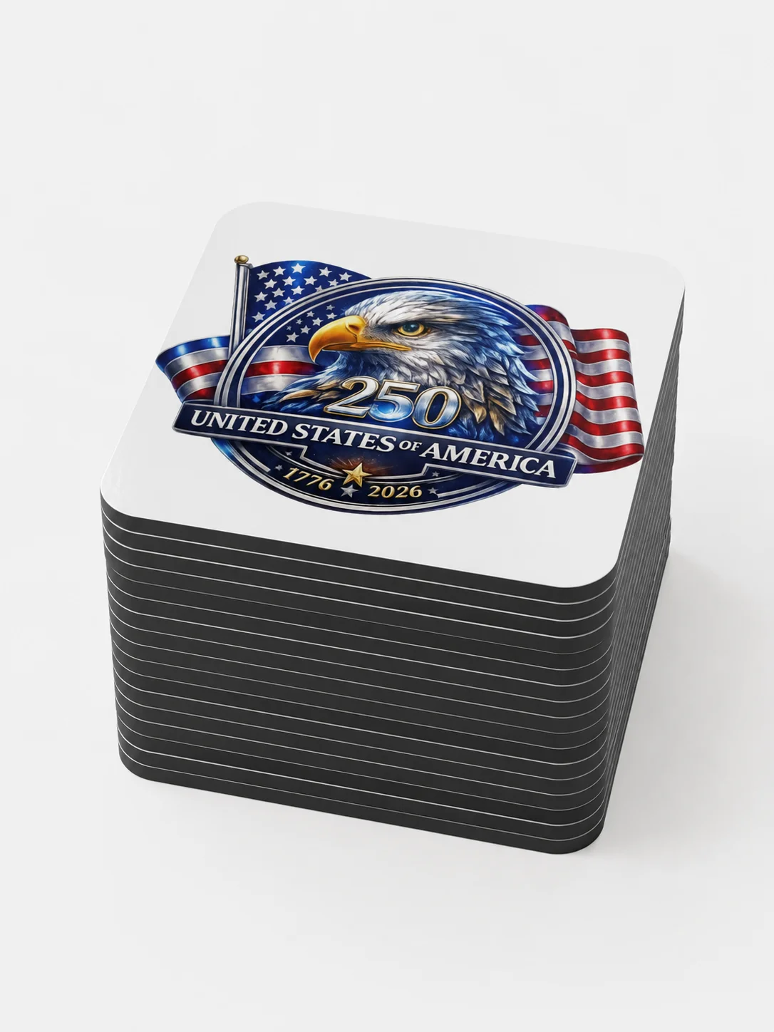 US 250th Anniversary Eagle Coaster — 20 Pack product image (1)
