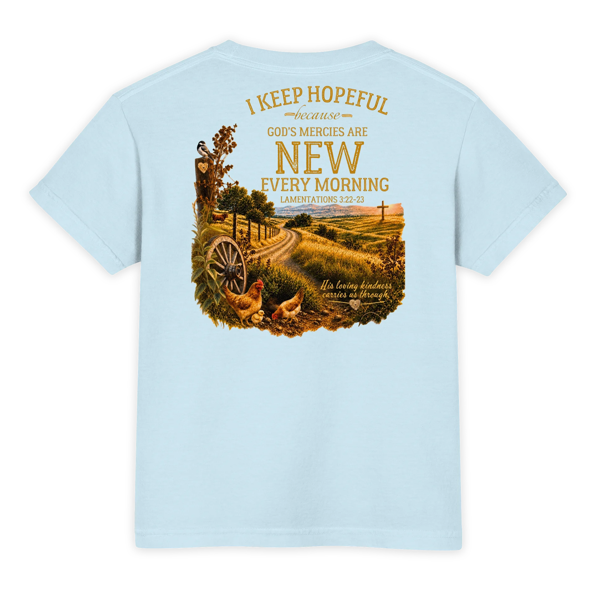 His Loving Kindness Boys' Comfort Colors Youth Tee product image (5)