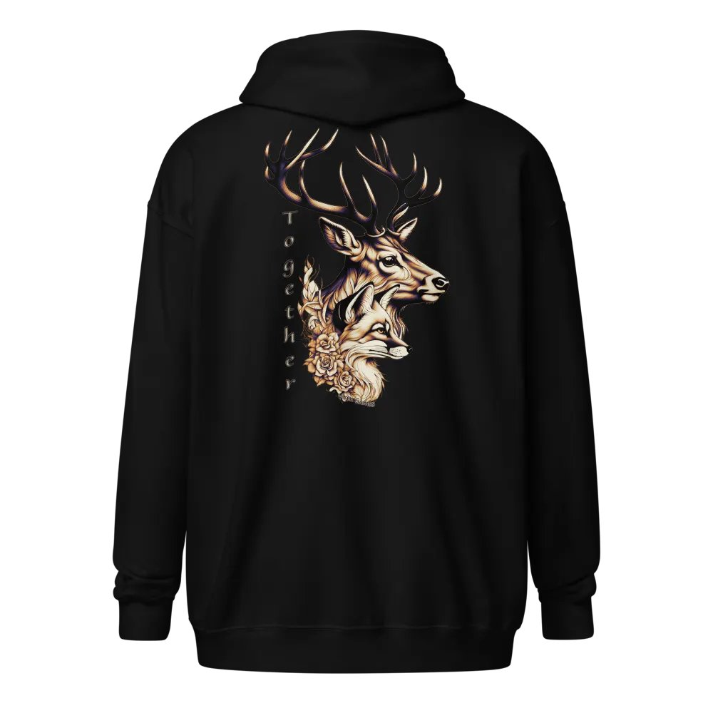 Together Vixen and Stag Zip Hoodie product image (1)