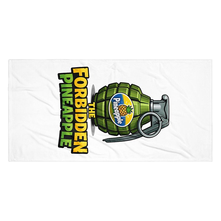 Serviette de Plage "The Forbidden Pineapple" – Humour Explosif & Couleurs Vibrantes product image (2)