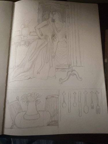 More master studies…did these sketches during my stream it was so much fun! Cant wait to do more..#traditonal #sketches #penc...