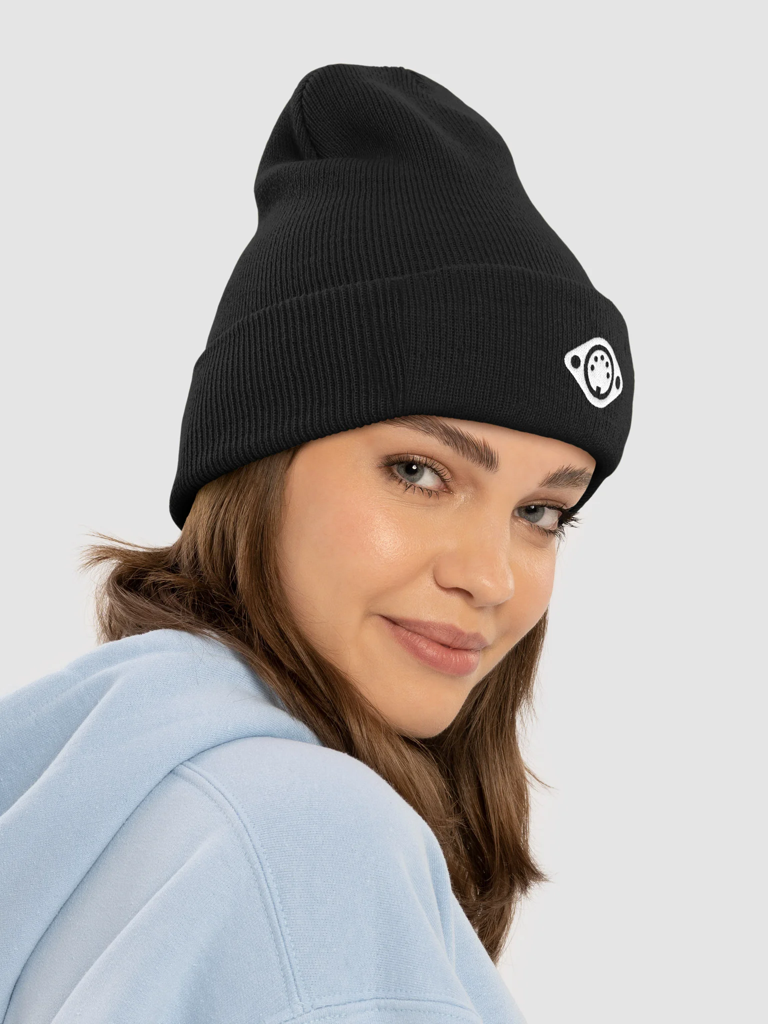 White Logo Beanie product image (5)