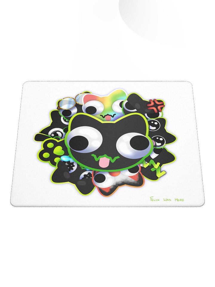 Mousepad Large - DerpBurst on White product image (1)
