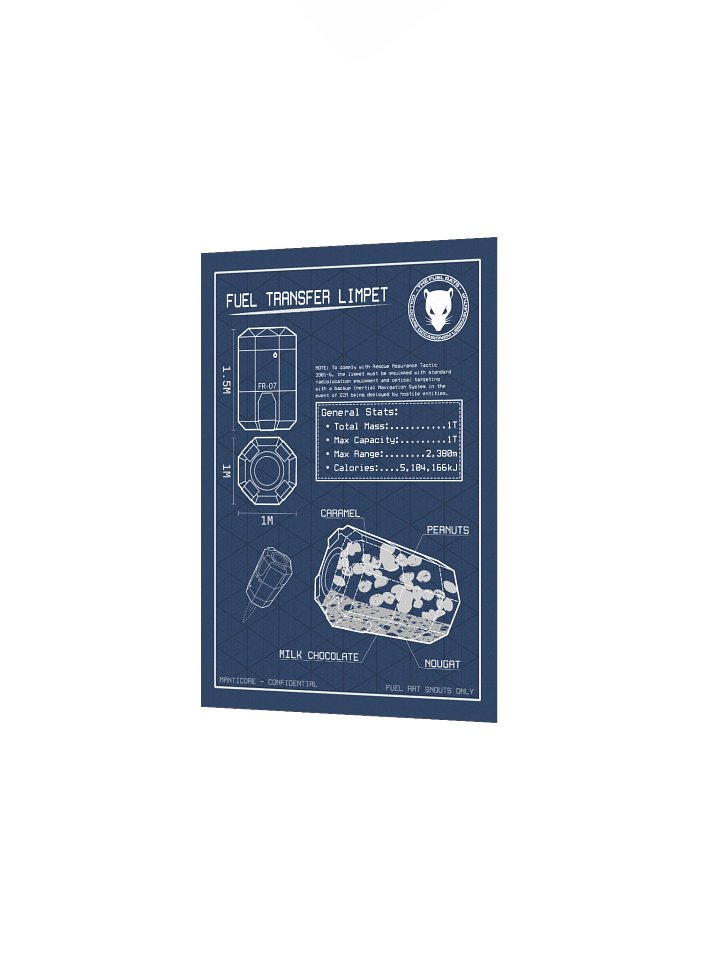 Fuel Transfer Limpet Poster, Blue product image (2)