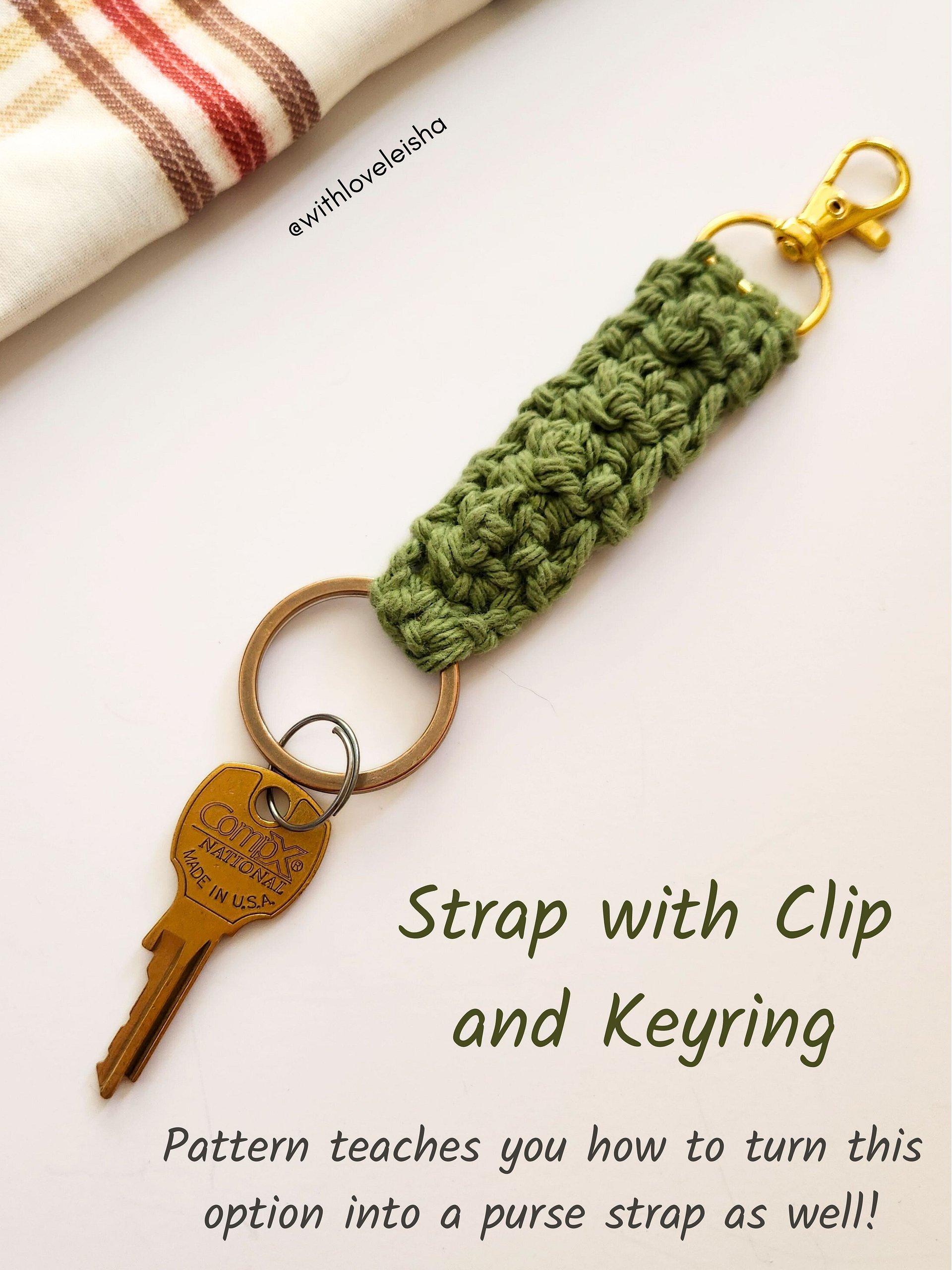 20 Minute, Yarn Scrap Cobblestone Wristlet - Beginner Crochet Pattern Bundle with Videos product image (4)