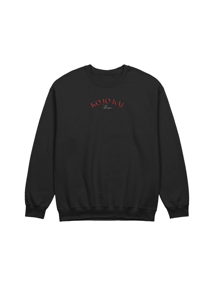 KJK Beaux Black Embroidered Crewneck product image (1)