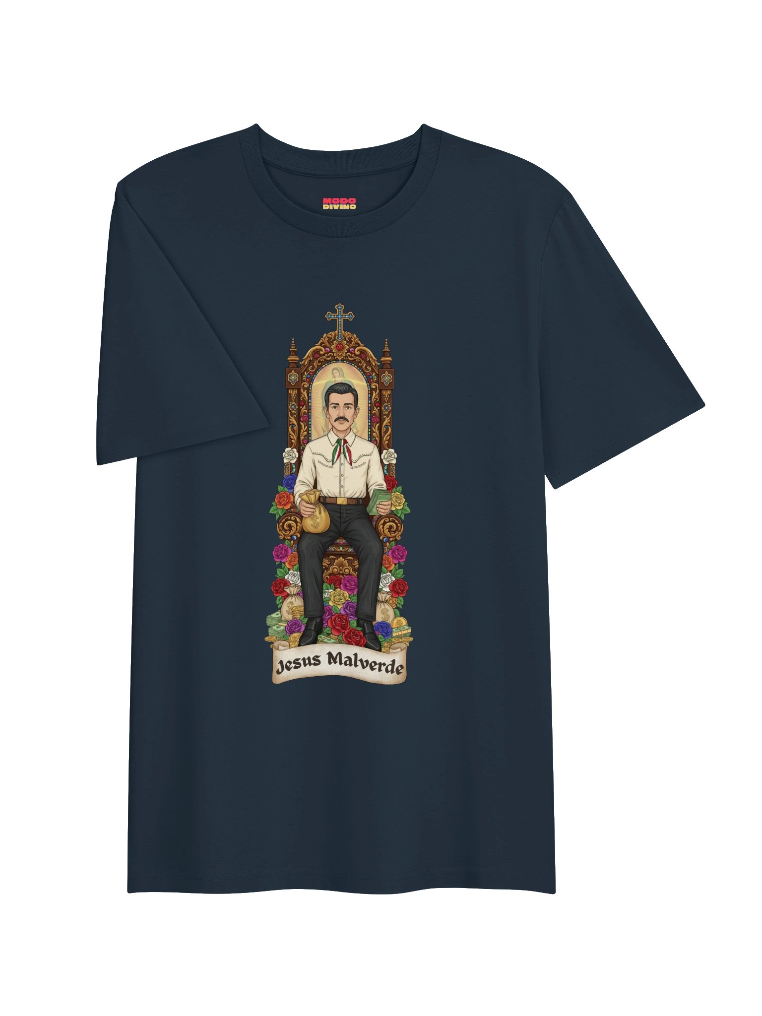 JESUS MALVERDE - Organic Ribbed Neck T-Shirt product image (6)