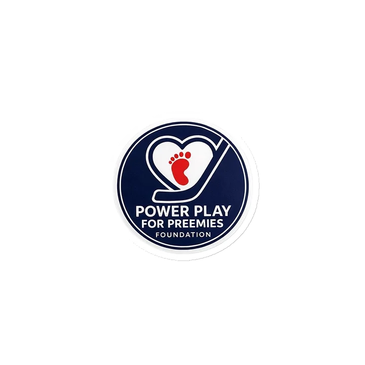 Power Play For Preemies Logo Magnet product image (1)