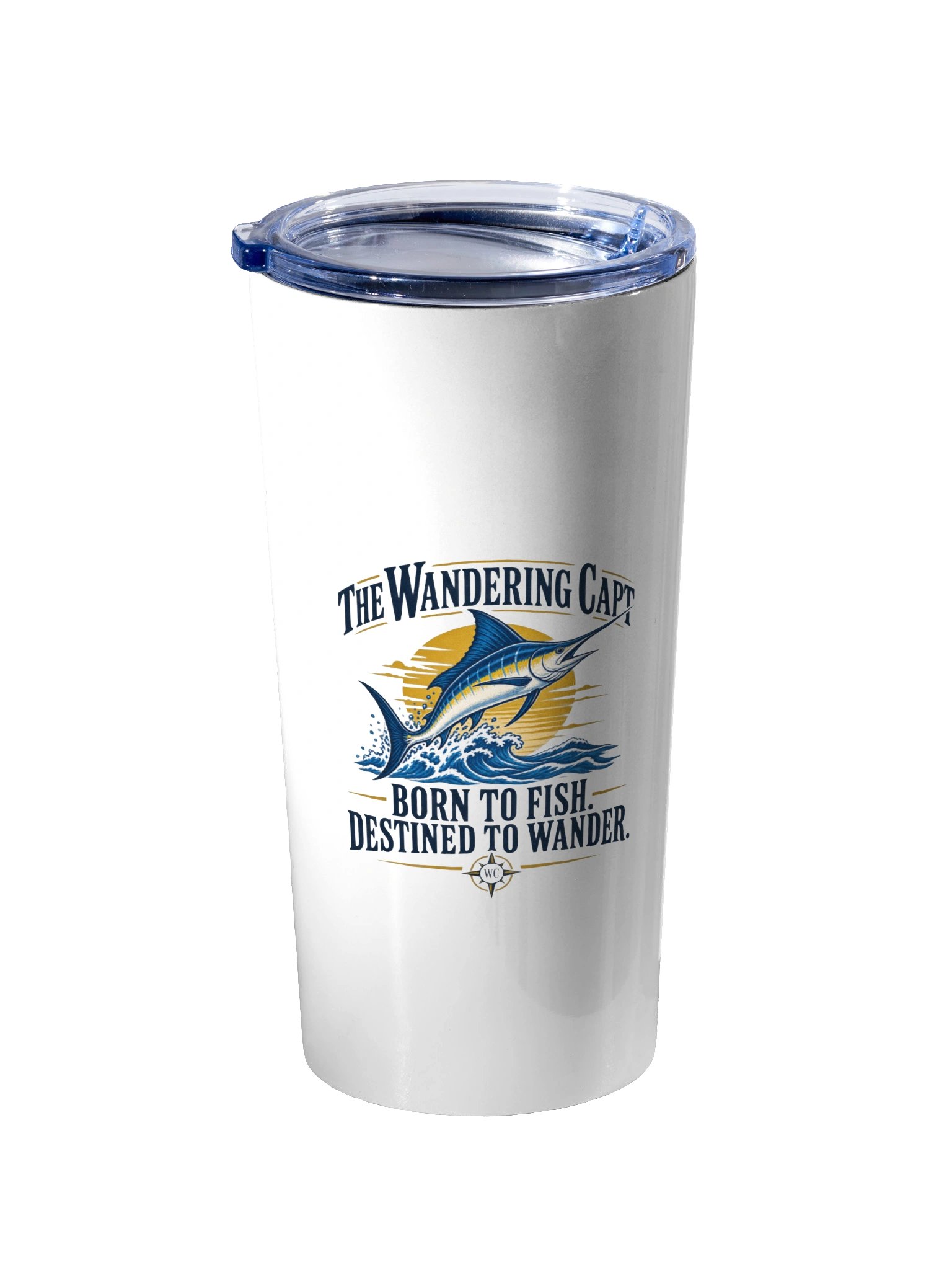 Born to Fish. Destined to Wander. — 20 oz Tumbler product image (2)