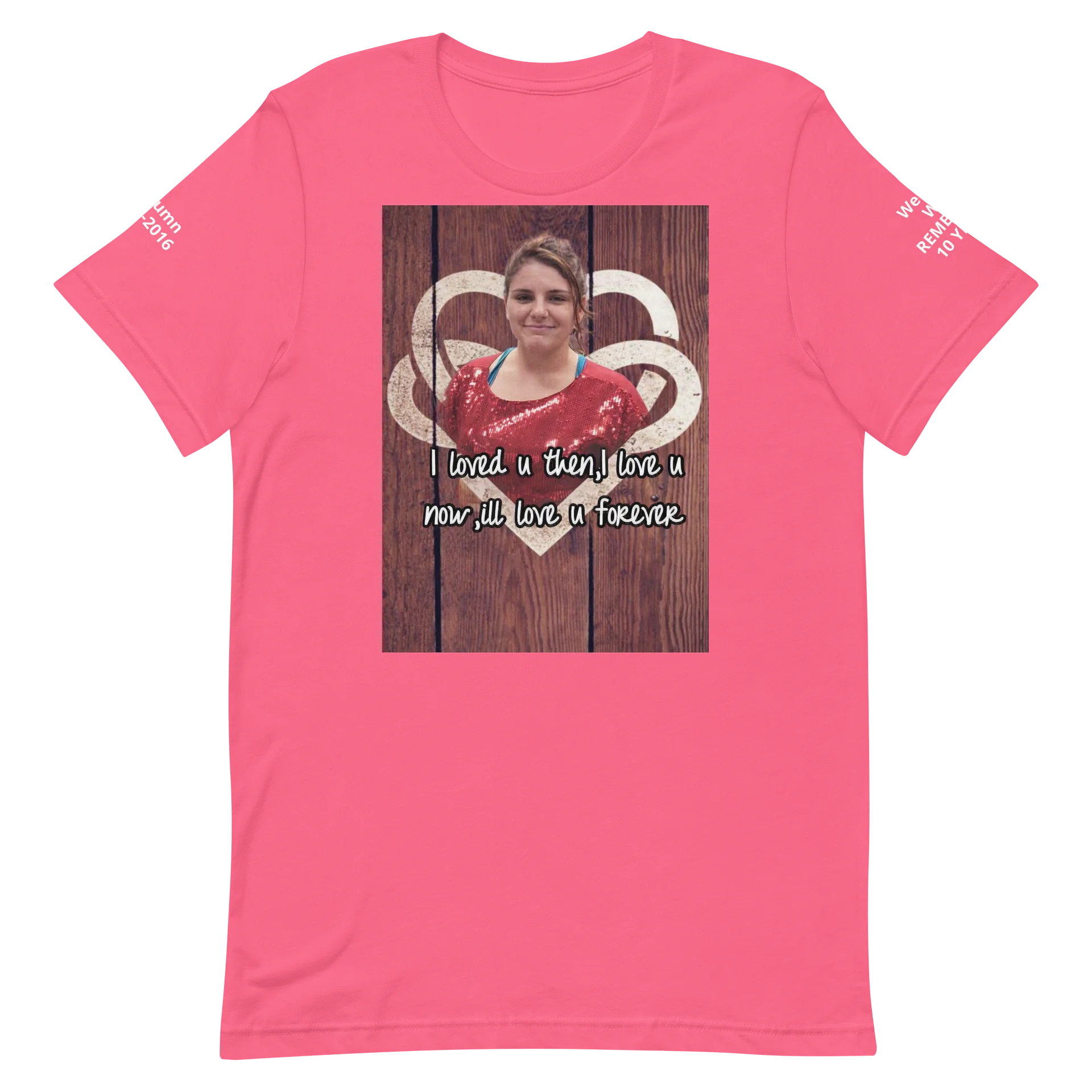 Forever Love Heart Quote Tee Autumn ( i memory) product image (52)