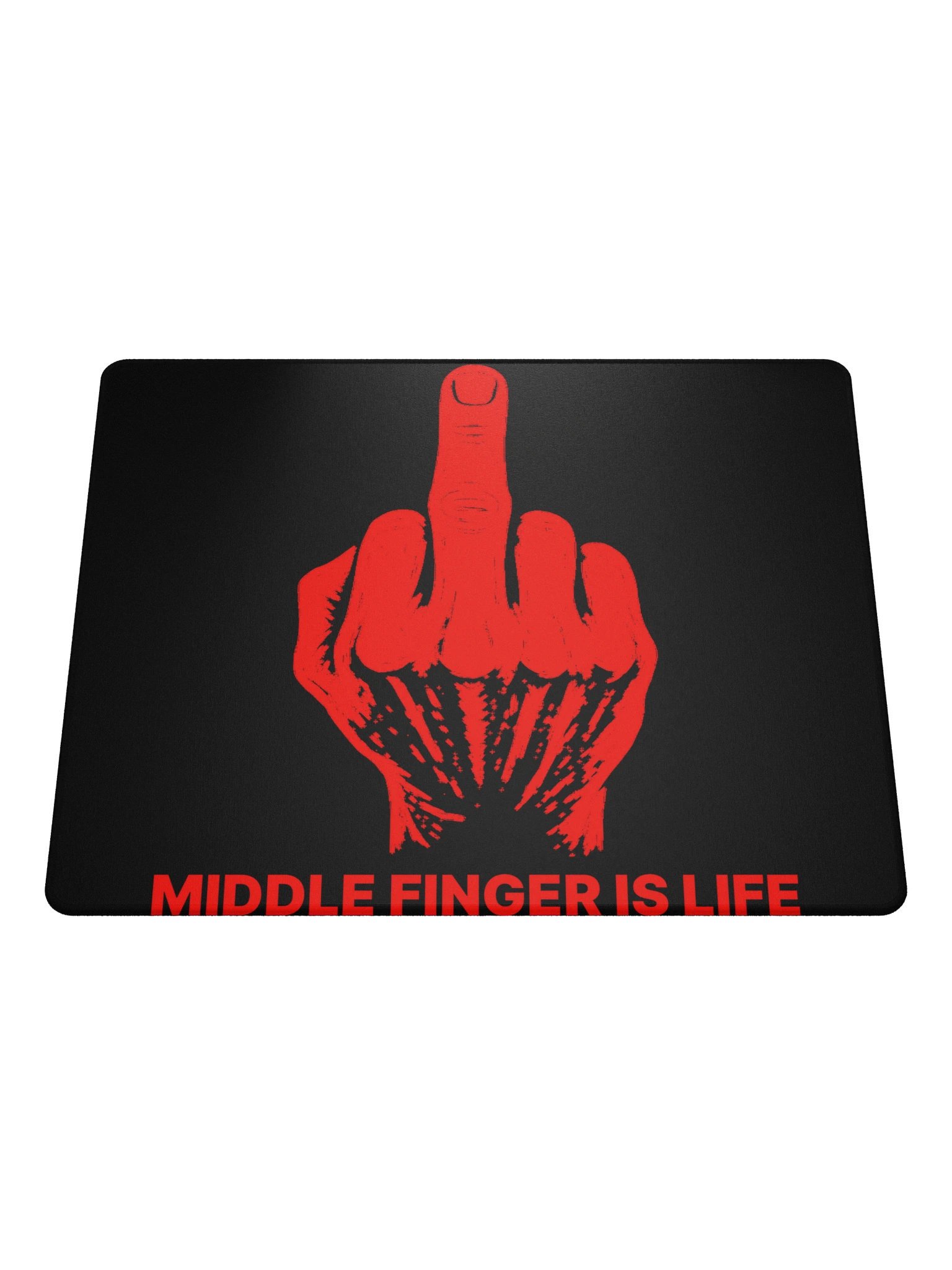 No ShopCo | Gaming Mouse Pad - Red on Black product image (1)