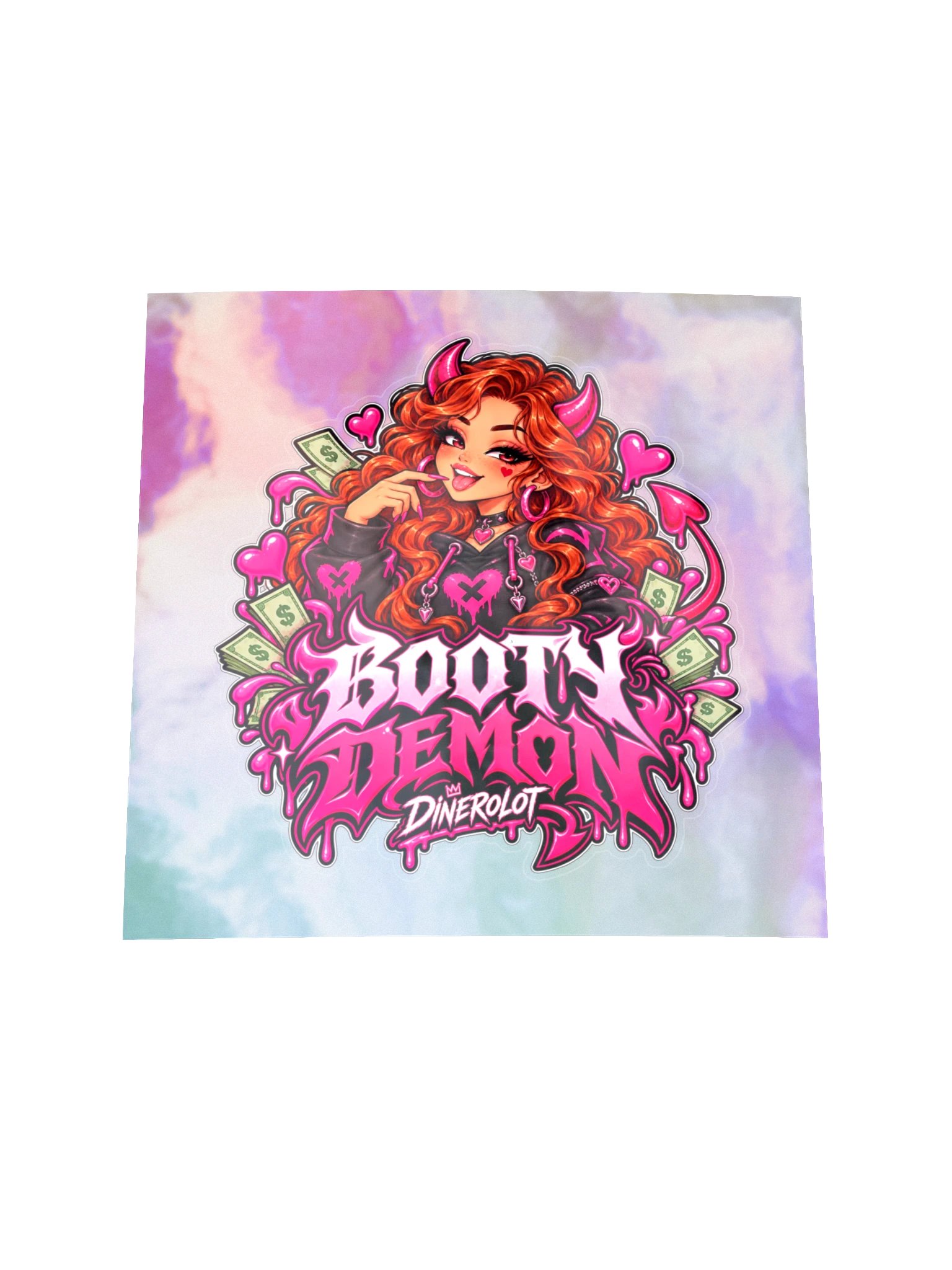 DINEROLOT Holographic Sticker Sheet - Redhead product image (1)