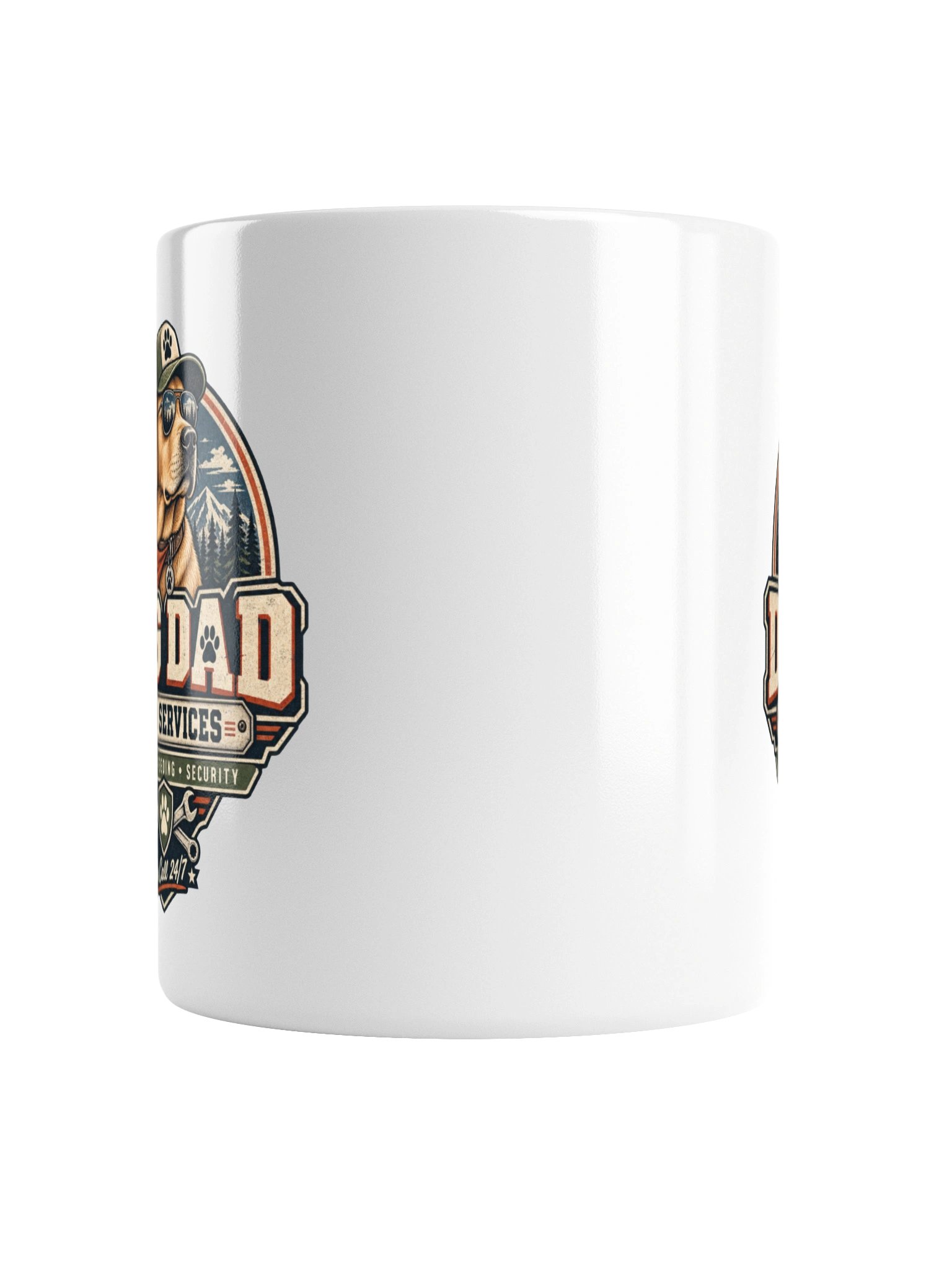 Dog Dad Field Services Mug | Dog Dad Coffee Mug product image (4)