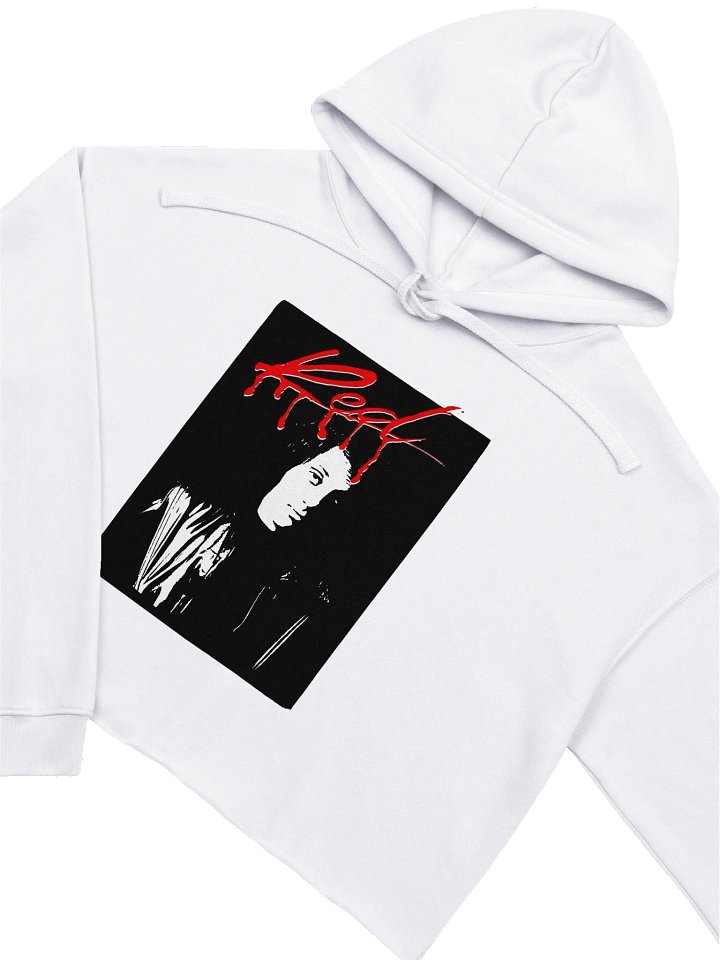 "Joel Lotta Red" Crop Hoodie product image (2)