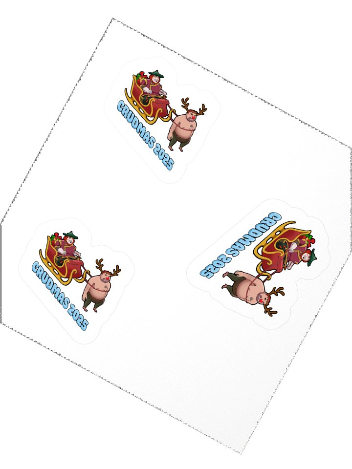 CRUDMAS2025 sticker set product image (5)
