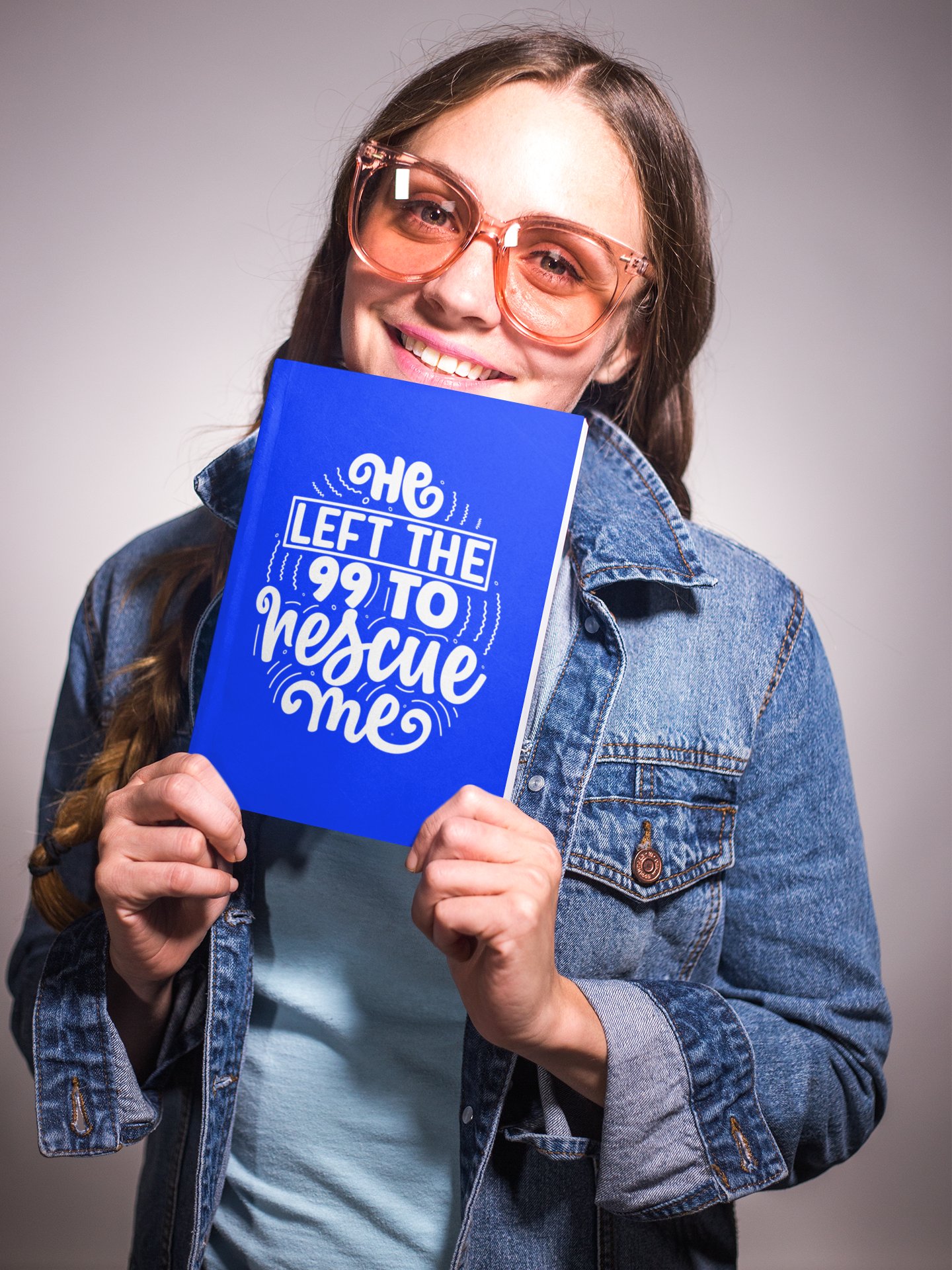 He Left the 99 to Rescue Me Hardcover Journal - Matthew 18:12-14 product image (1)